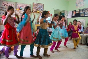 Dancing in the children home
