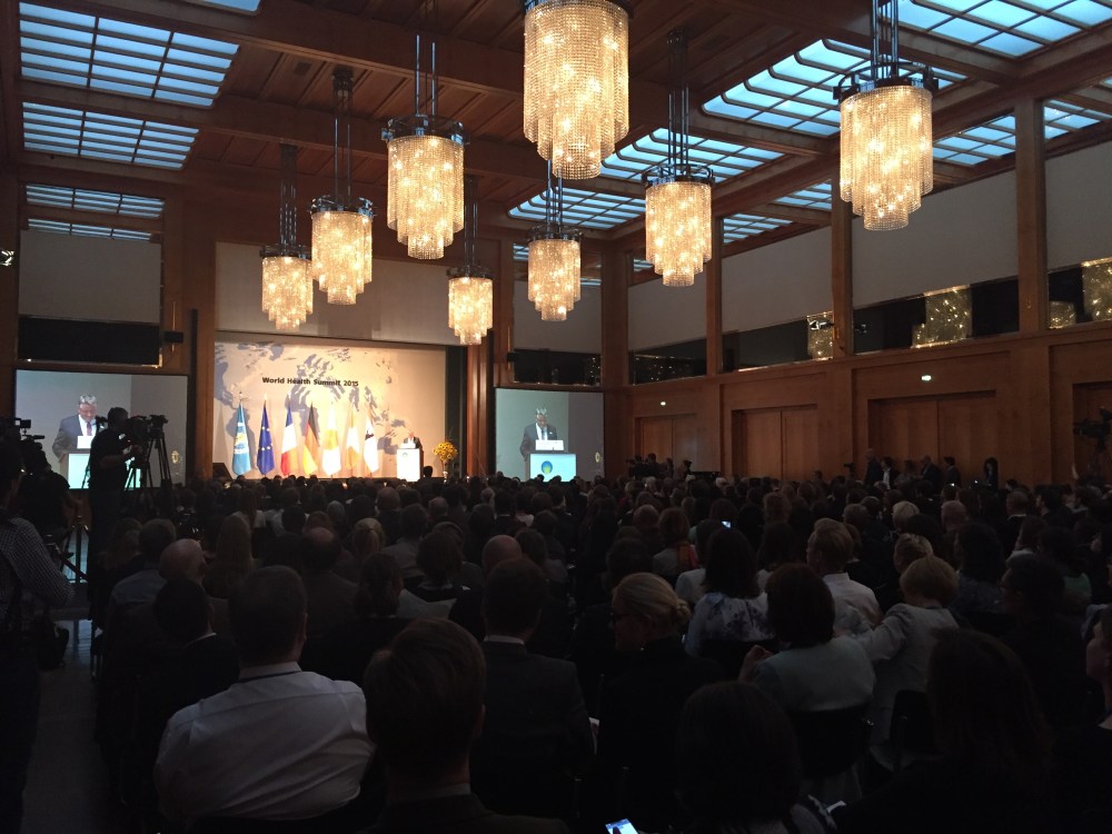 Welcome session at the World Health Summit in Berlin Welcome session at the World Health Summit in Berlin