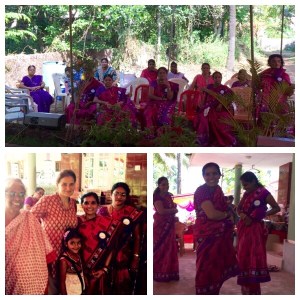 Annual celebration  of a SHG in a village close to  Mangalore