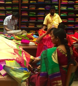 A colourful world- In a textile mall