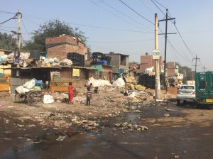 In an industrial area in Delhi 