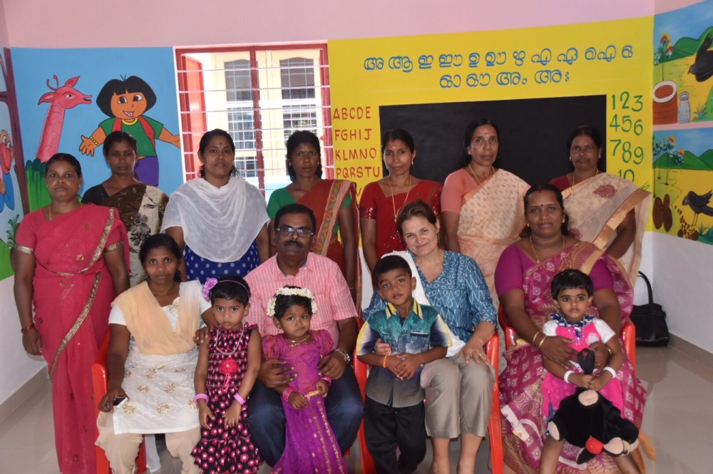 Group photo in the 3rd MMH kindergarten