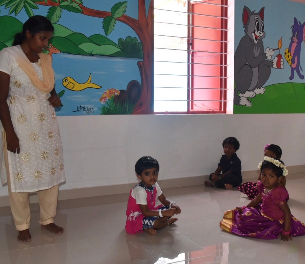 Anil, the kindergarten teacher
