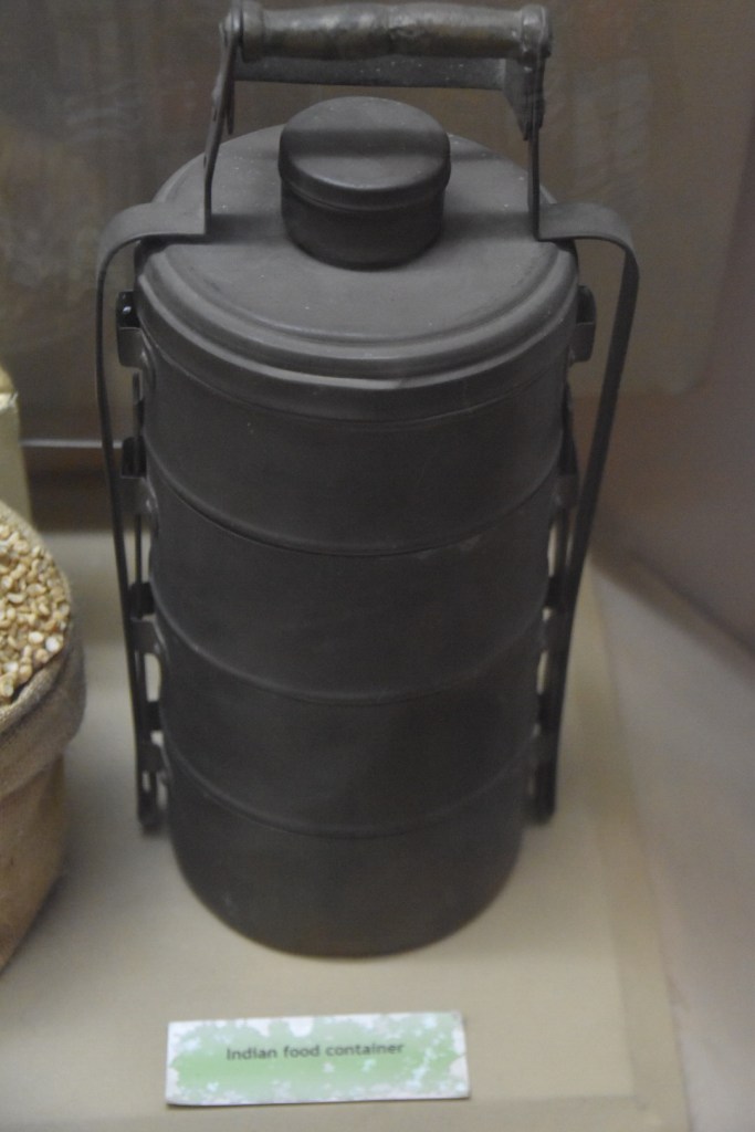 An Indian Food container in the National Museum of Kenya